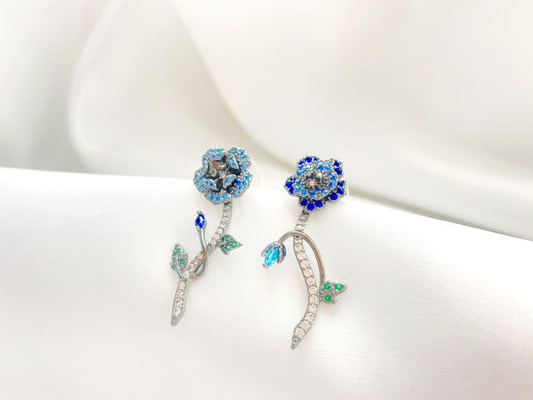 Floral Glory Pierced Earrings