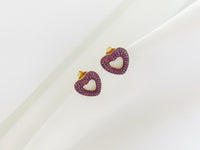 Stone Pierced Earrings, E2669