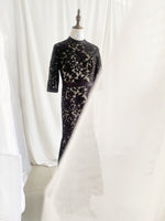 Black Lace Mother of Bride Gown, Reloved.