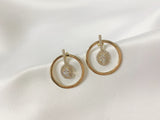 Attract Hoop Circle Pierced Earring, E2387