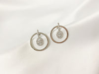 Attract Hoop Circle Pierced Earring, E2387