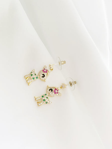 Bambi Sparkling Pierced Earring, E2746