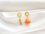 Cinderella and Pumpkin Earrings, E2865