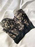 Black Lace Bustier