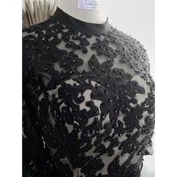 Black Lace Mother of Bride Gown, Reloved.