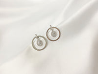 Attract Hoop Circle Pierced Earring, E2387