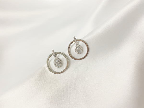 Attract Hoop Circle Pierced Earring, E2387