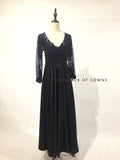 Vivienna Evening Dress - Long Sleeves