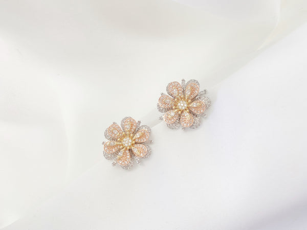 6674: Attract Flower Earrings